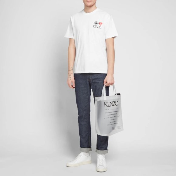 KENZO SMALL LOGO VALENTINE'S TEE SZ L - Picture 4 of 8